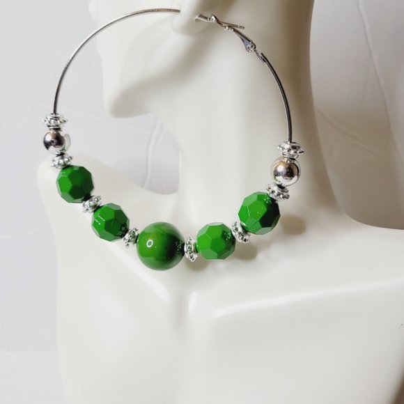 Jewelry - Women's Large Hoop Fashion Earrings